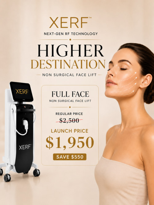 XERF Full Face Non Surgical Face Lift — Launch Price $1,950 at Top Beauty Center.