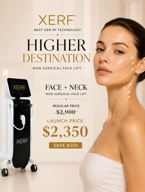 XERF Face + Neck Non Surgical Face Lift — Launch Price $2,350 at Top Beauty Center.