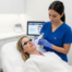 XERF full face RF skin tightening treatment being performed at Top Beauty Center.