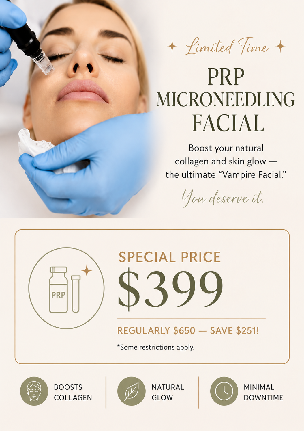PRP Microneedling Facial